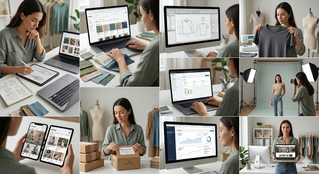 How to Start a Clothing Brand Online in 2026: A Complete 10-Step Guide for Beginners