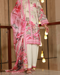 Rose And Water Lawn Digital Print 3 Piece Unstitched Suit