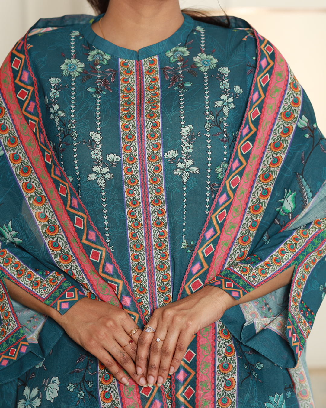 Spring Crush Lawn Digital Print Unstitched Suit Set