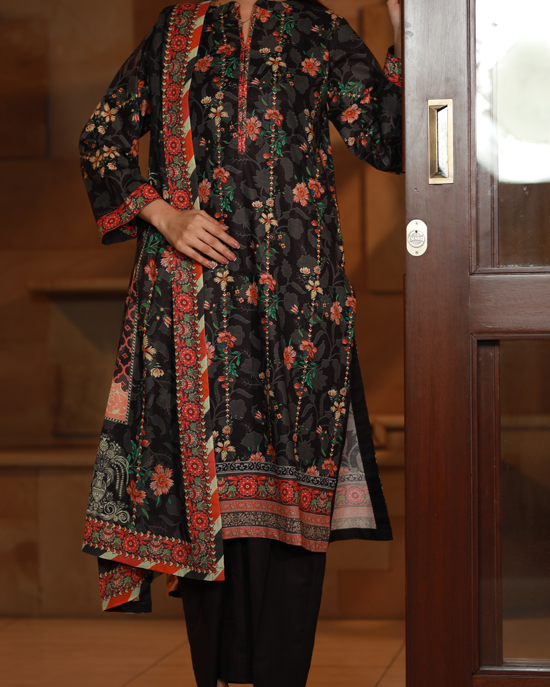 Midnight Hues  Lawn Digital Print 3 Piece Unstitched Suit