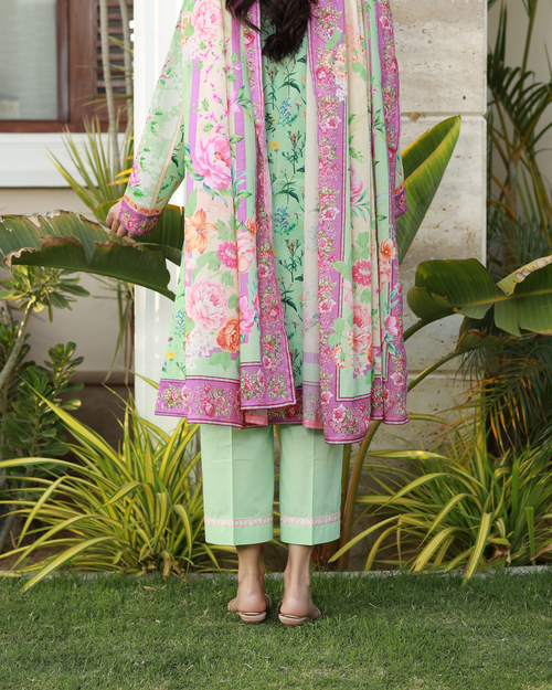 Colors of Confidence Lawn Digital Print Unstitched Suit Set