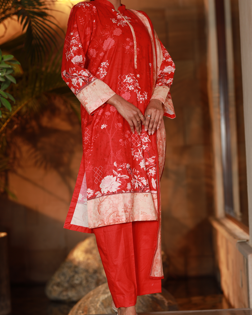 Blossomscape Lawn Digital Print 3 Piece Unstitched Suit
