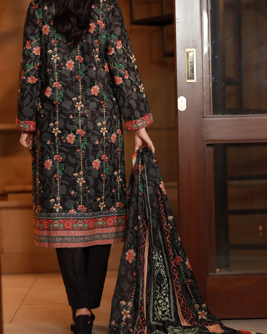 Midnight Hues  Lawn Digital Print 3 Piece Unstitched Suit