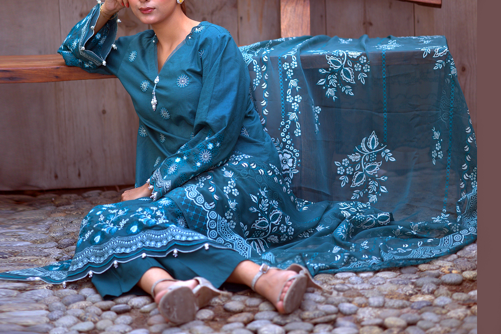 Cypress Dream 3 Piece Unstitched Embroidered Cotton Lawn