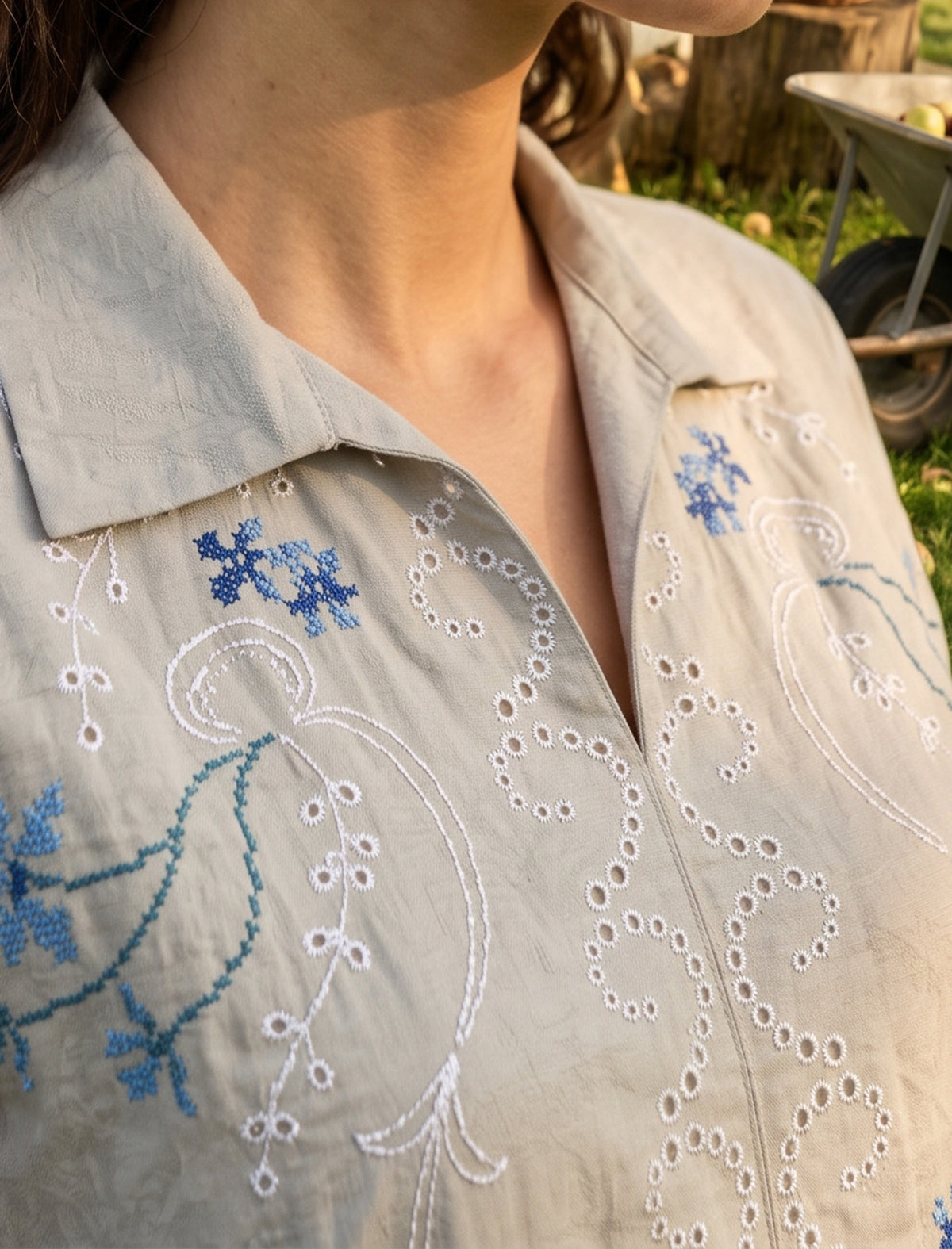 ASH BLOSSOM  - 2 PIECE EMBROIDERED SUIT
