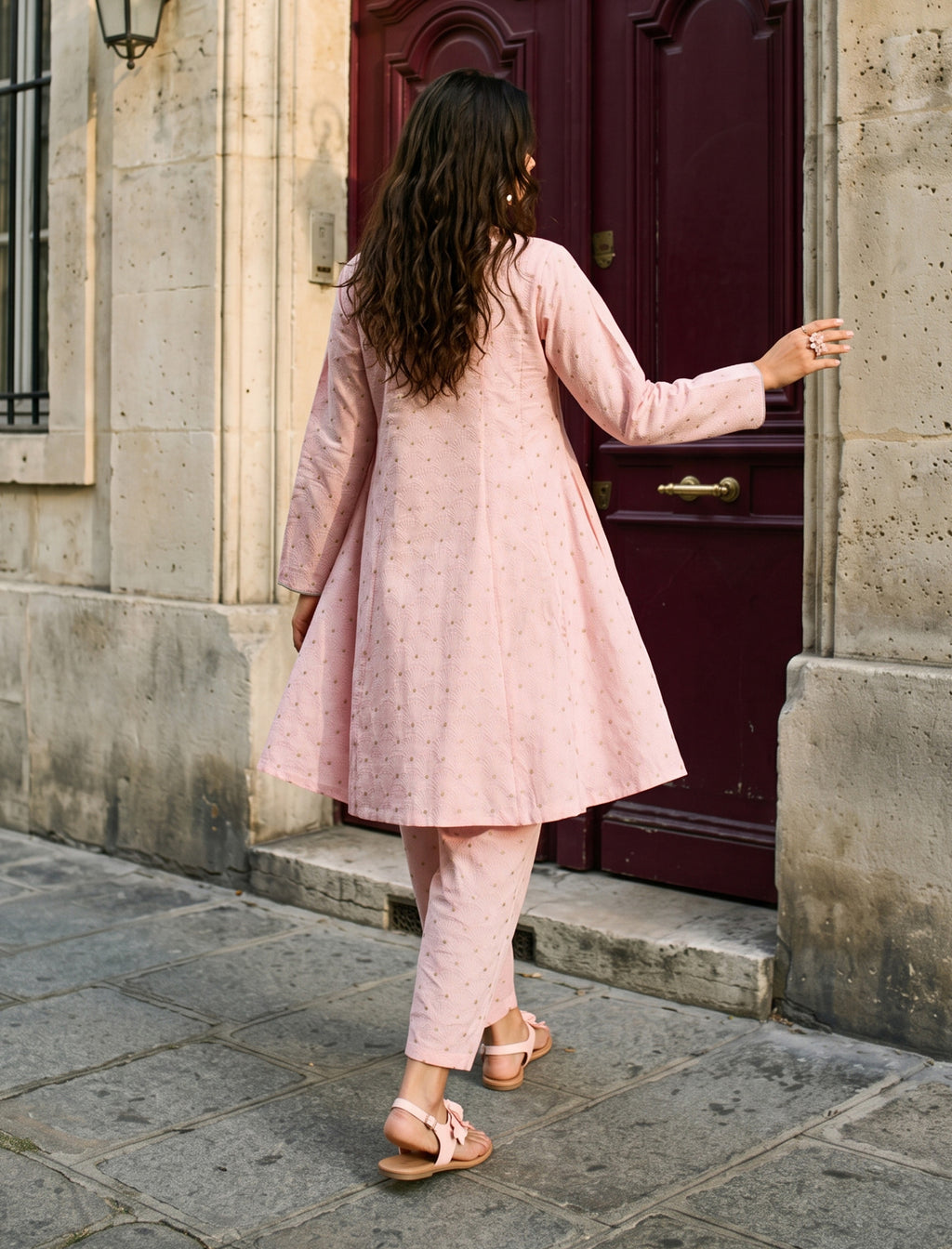 SAKURA- SELF JACQUARD SOLIDS