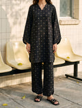 NOIR ECLAT- SELF JACQUARD SOLIDS