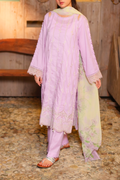 Misty Orchid 3 Piece Unstitched Embroidered Cotton Lawn